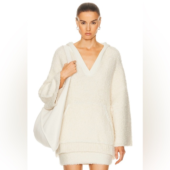 GRLFRND Aldis Boucle Sweater in Ivory - Picture 4 of 4